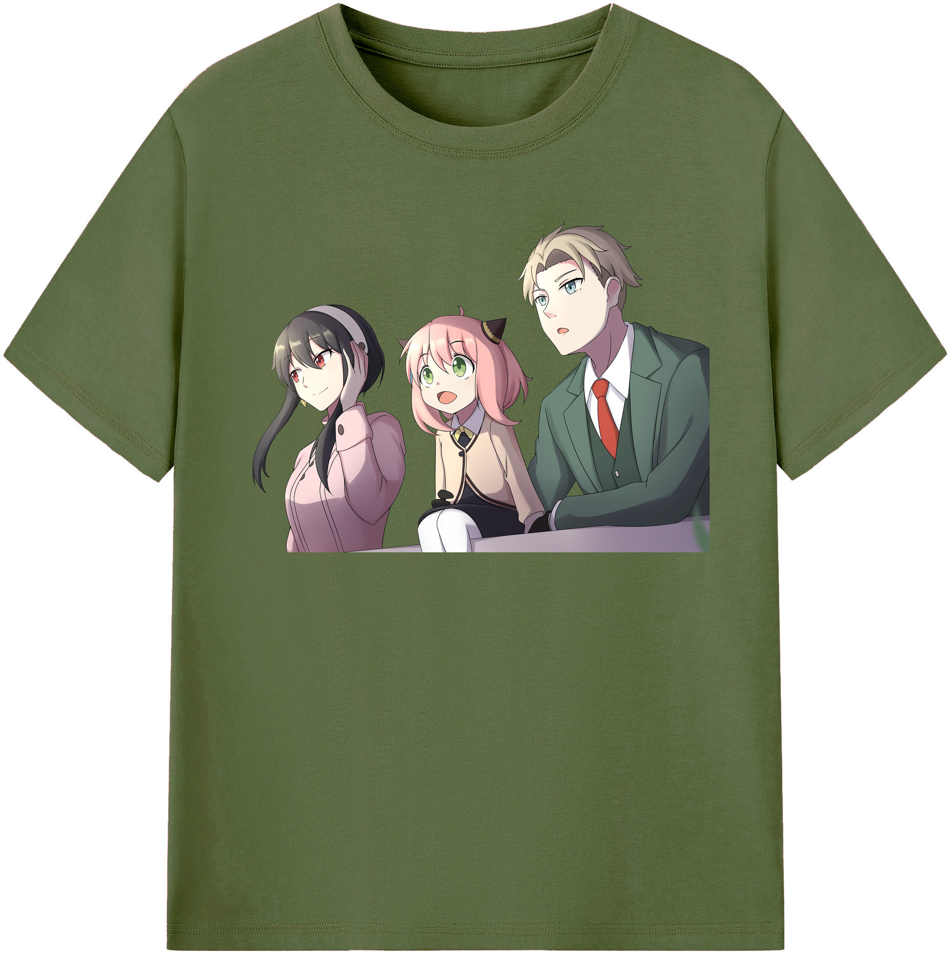（画像用） SPY×FAMILY间谍家家酒 綿100％半袖Tシャツ（フロントプリント）